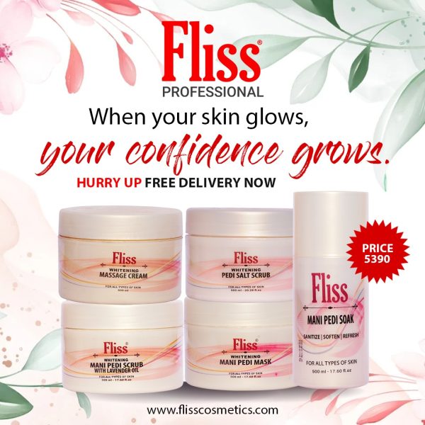 Fliss Whitening Mani Pedi Set – Complete Hand & Foot Care Solution