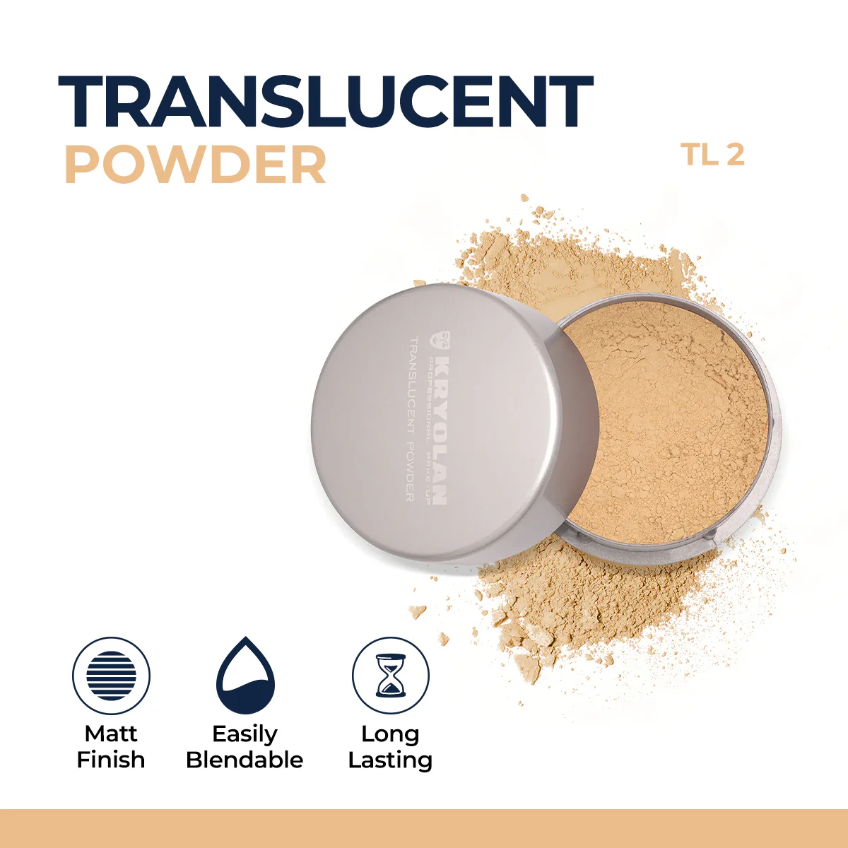 Kryolan - Translucent Powder TL2-TL11