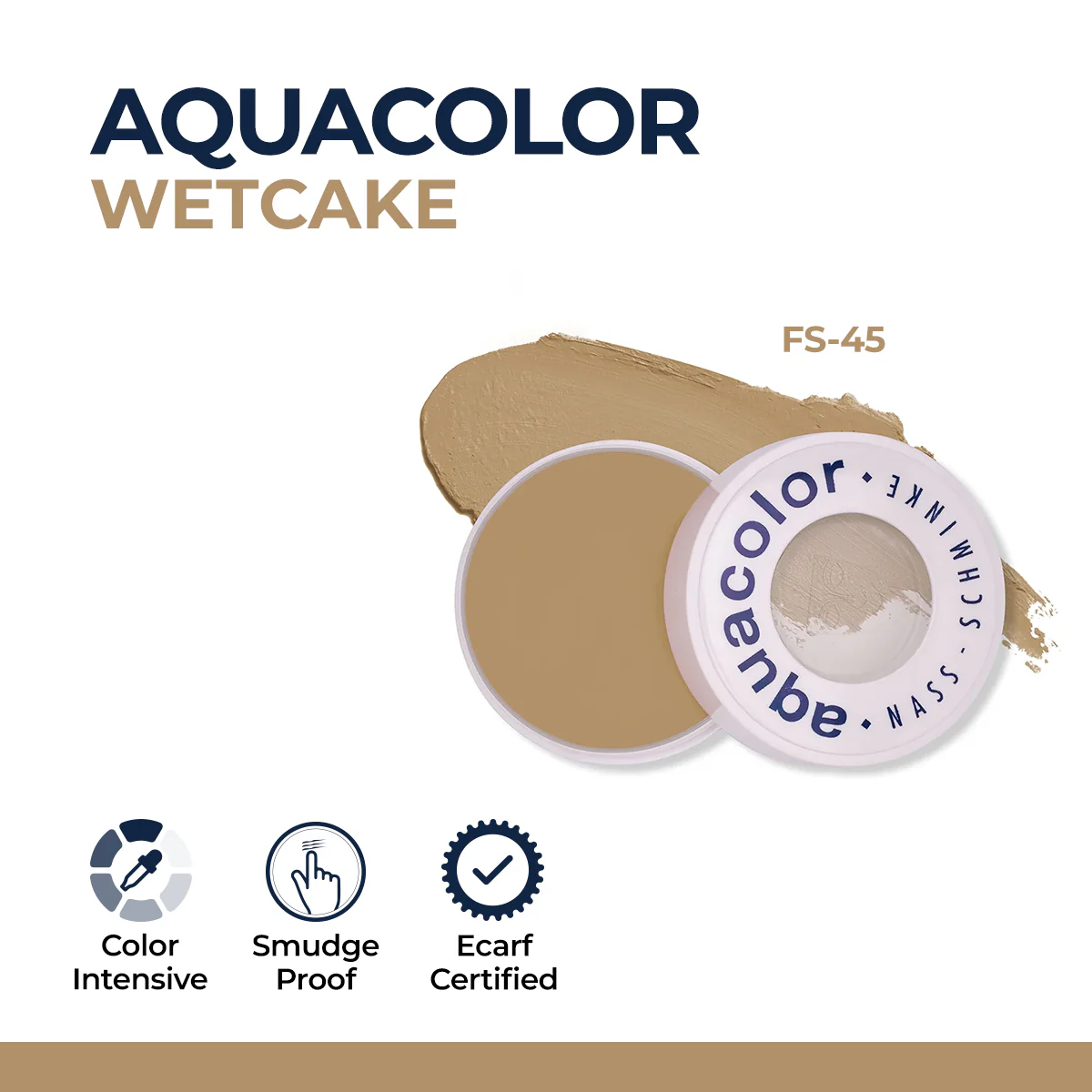Kryolan Professional Make-Up Aqua Color Wet Cake FS45