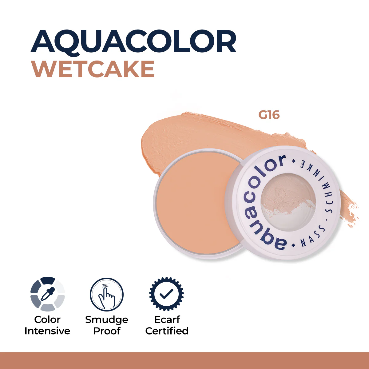 Kryolan Professional Make-Up Aqua Color Wet Cake G-16