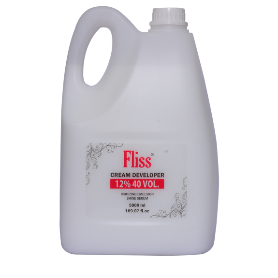 Fliss Keratin Cream Developer 10vol, 20vol, 30vol, 40vol, 100ML, 1 Ltr and 5 Ltr