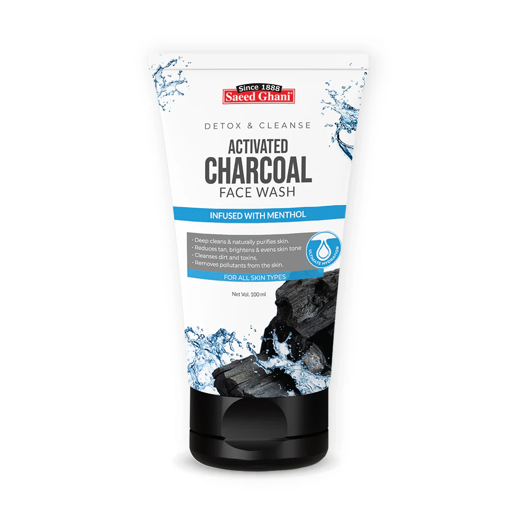 SAEED GHANI CHARCOAL FACE WASH 100ML
