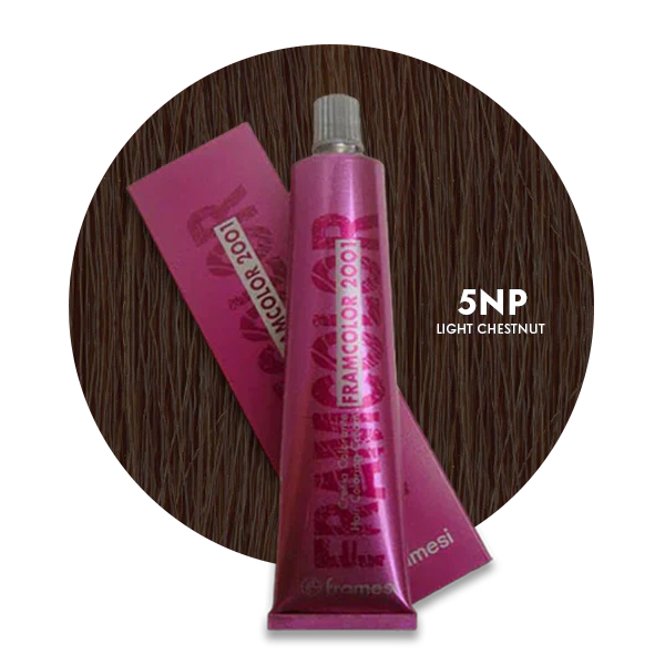 Framesi Framcolor 2001 Hair Color Cream 60ml - 5NP Light Chestnut