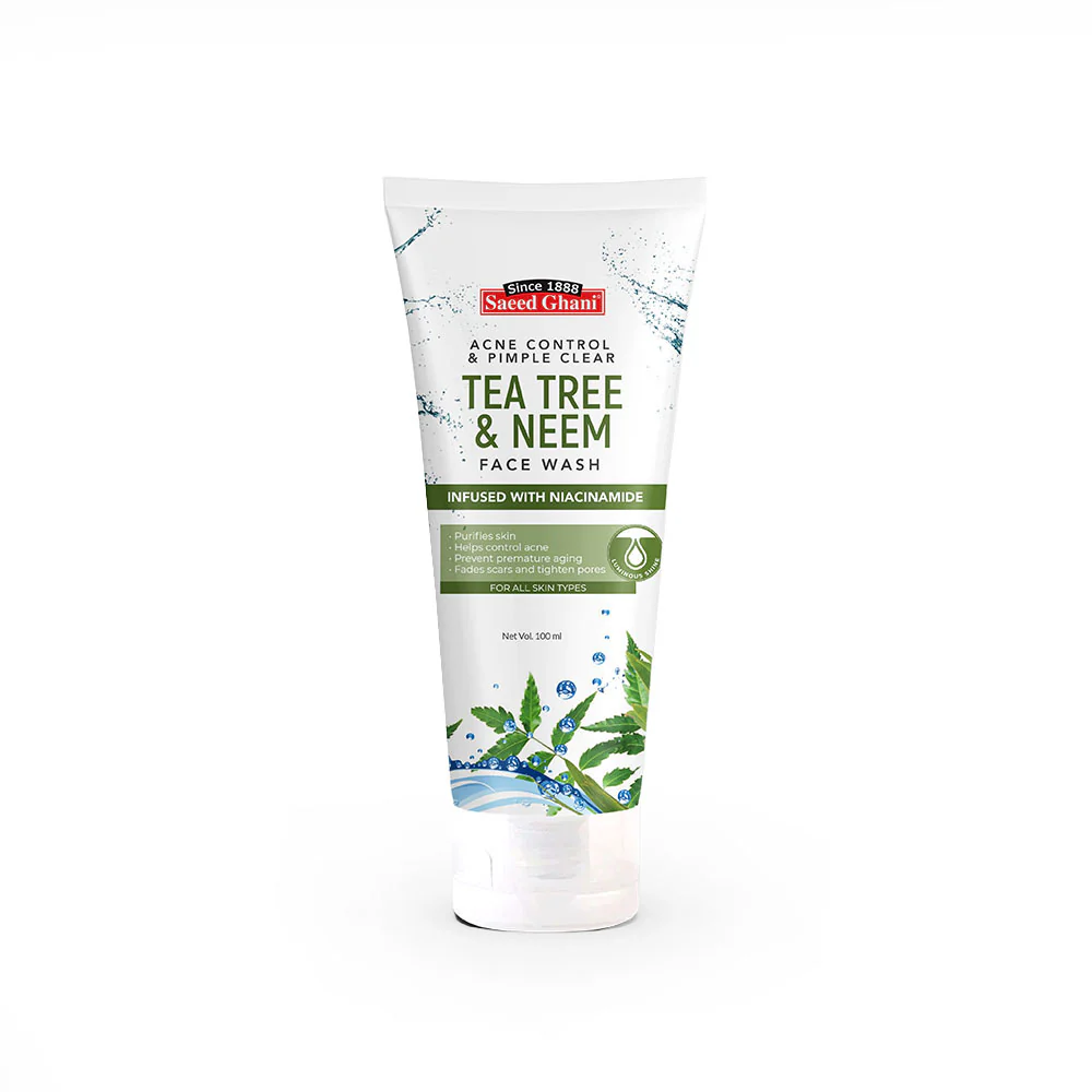 SAEED GHANI TEA TREE & NEEM FACE WASH 100ML