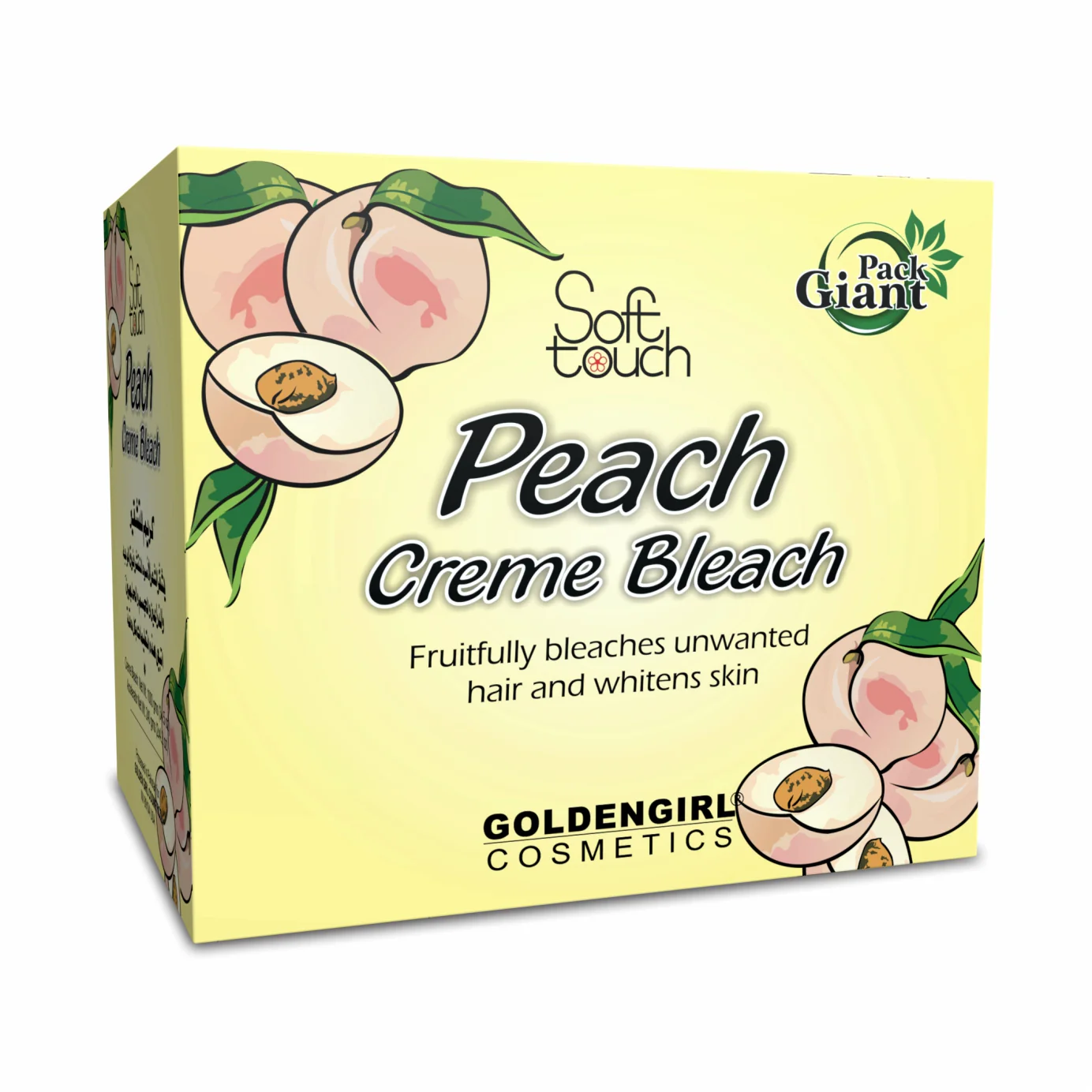 Soft Touch Peach Bleach Creme Giant Pack 1000gm