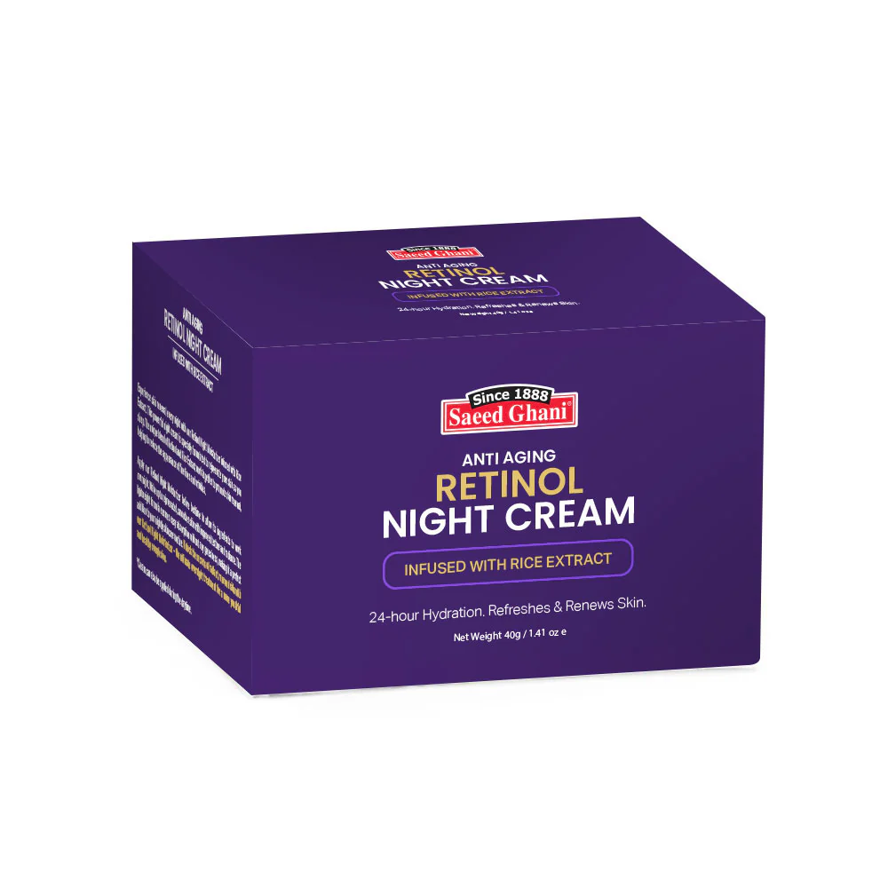 SAEED GHANI RETINOL NIGHT CREAM 40GMS