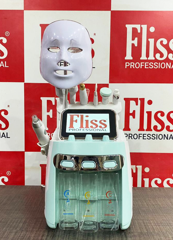 Fliss Hydra Facial Machine 8in1 5th Generation + Dr.Pen Tool