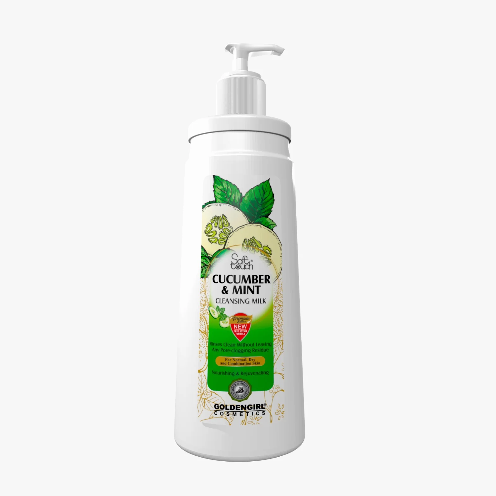 Soft Touch Cucumber & Mint Cleansing Milk 500ml