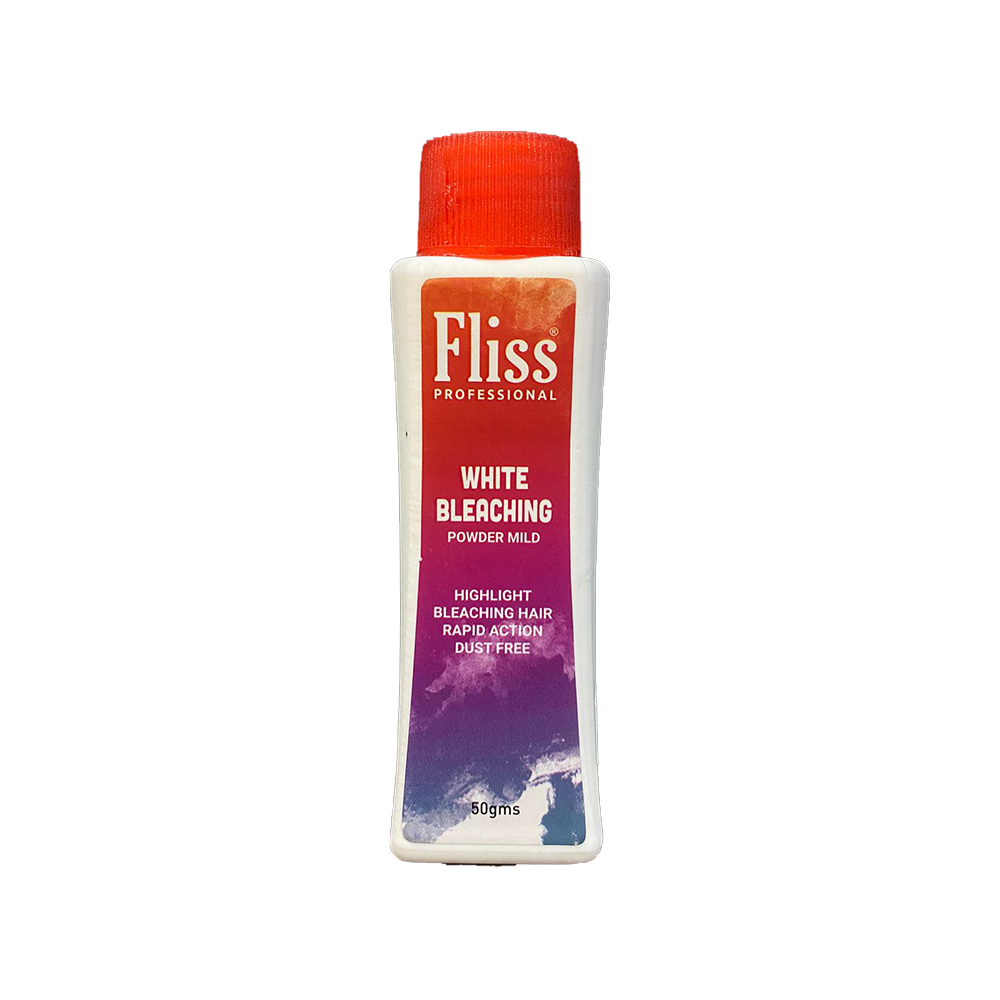 Fliss Keratin Bleach Powder White (Mild) 50gms