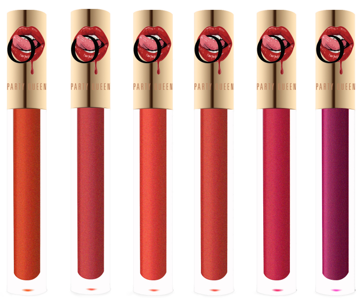 Party Queen Lip Color Lip Gloss 01, 02, 03, 04, 05